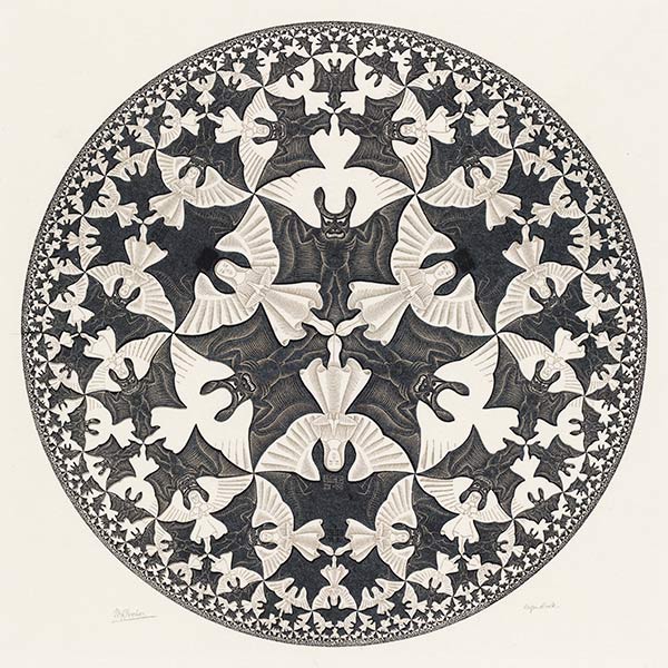 Circle Limit IV, Maurits Cornelis Escher